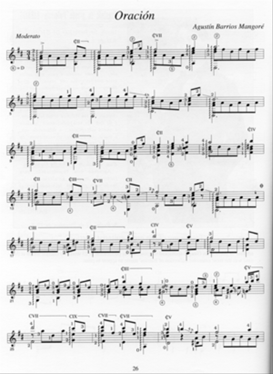 The Complete Works of Agustin Barrios Mangore for Guitar Vol. 2 Classical Guitar scores gallery preview page 5