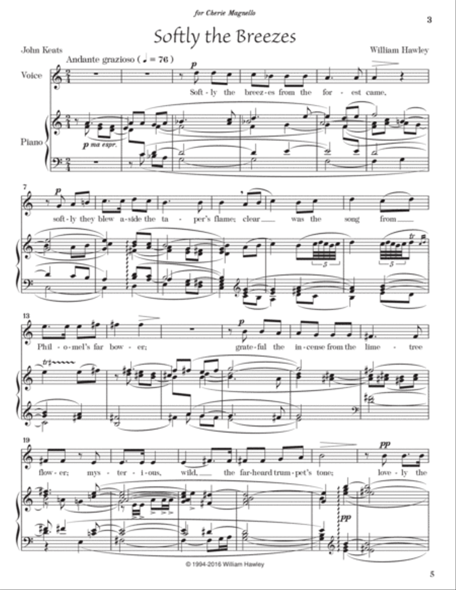 Collected Songs, Volume III (2016-2023) Voice scores gallery preview page 5