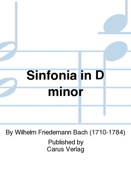 Sinfonia in D minor (Sinfonia d-Moll)