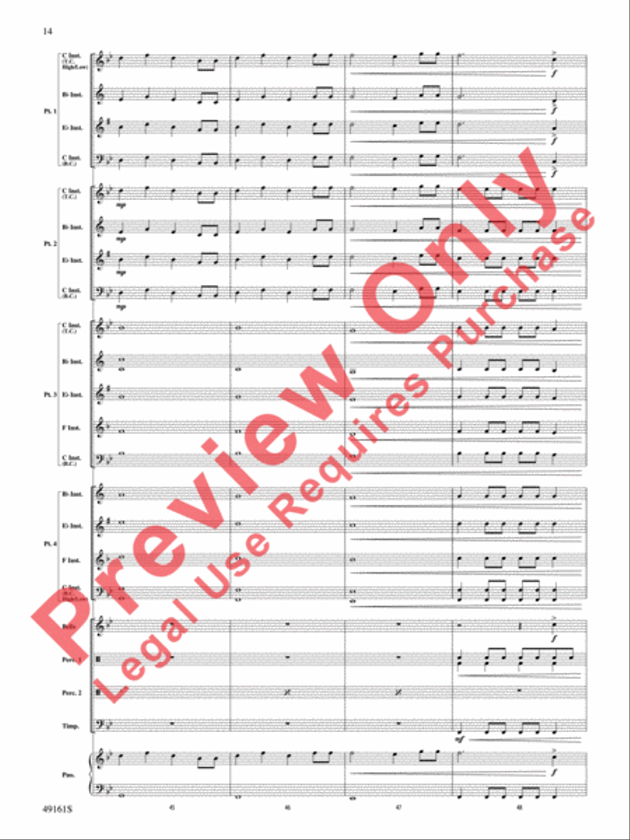 Great Beginnings Great Beginnings Concert Band scores gallery preview page 15