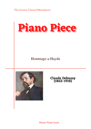 Book cover for Debussy-Hommage-a-Haydn for piano solo