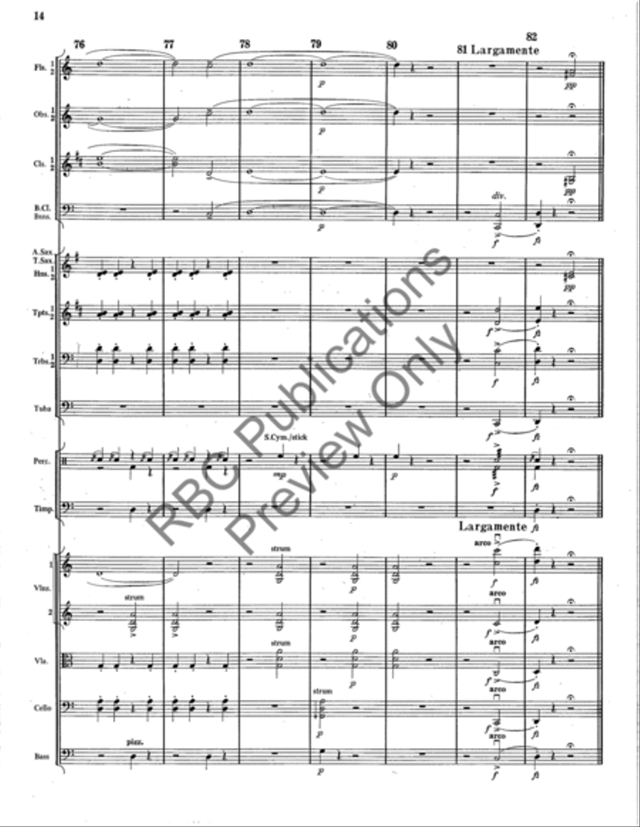 Peasant Suite Full Orchestra scores gallery preview page 15