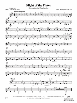 Flight of the Flutes (Showcasing the Flute Section): (wp) E-flat Tuba T.C.