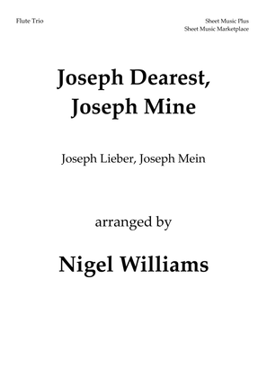 Book cover for Joseph Dearest, Joseph Mine, for Flute Trio