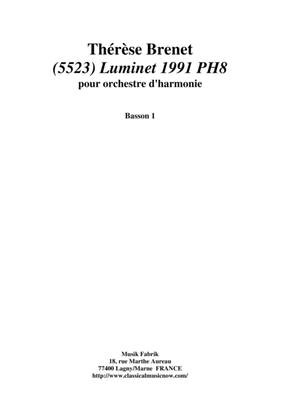 Thérèse Brenet: (5523) Luminet 1991 PH8 for concert band, bassoon 1 part