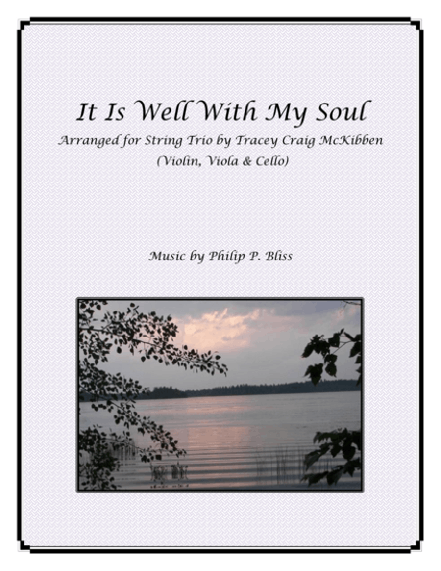 It Is Well With My Soul for String Trio String Trio scores gallery preview page 1