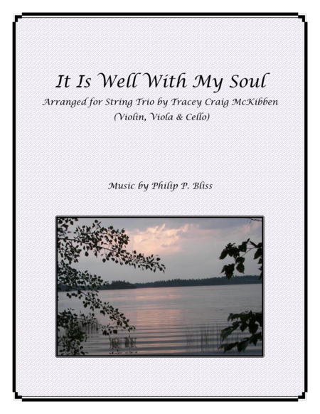 It Is Well With My Soul for String Trio image number null