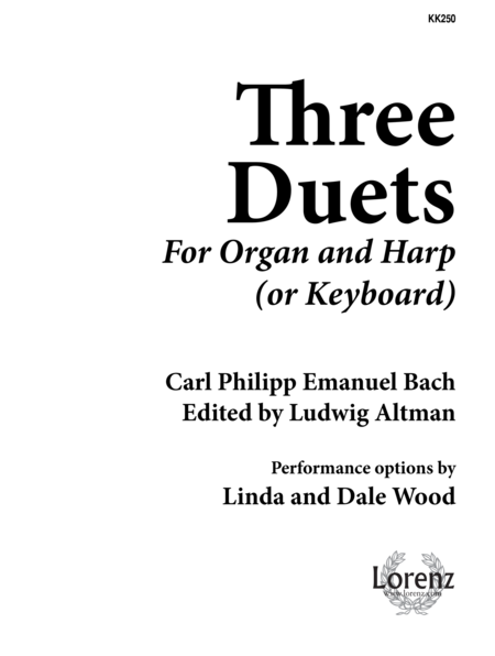 Three Duets for Organ and Harp
