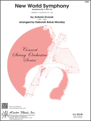 Book cover for New World Symphony (Symphony No. 9, Mvt. IV)
