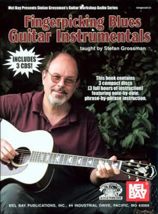 Book cover for Fingerpicking Blues Guitar Instrumentals
