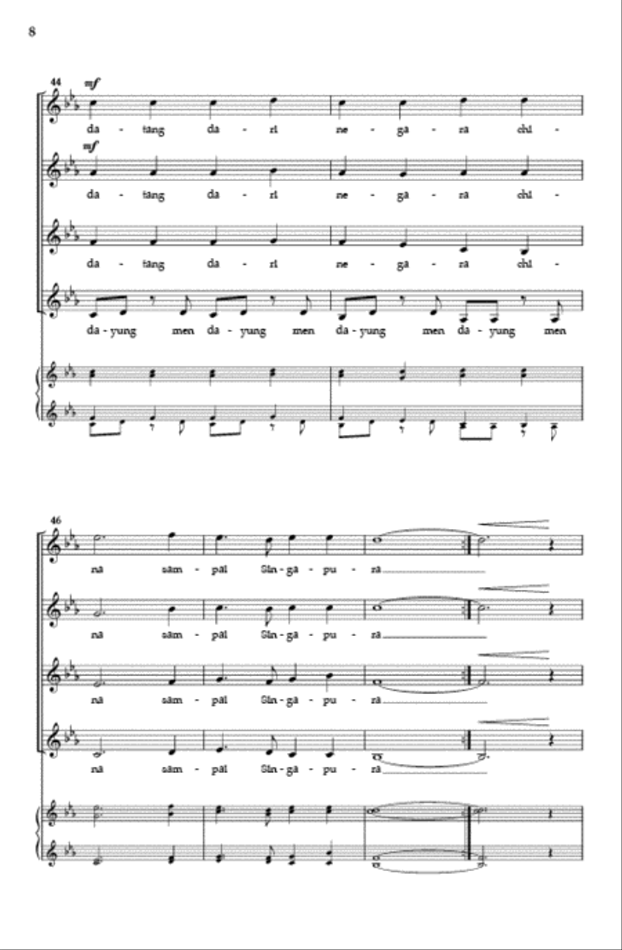 Dayung Sampan SSAA scores gallery preview page 7