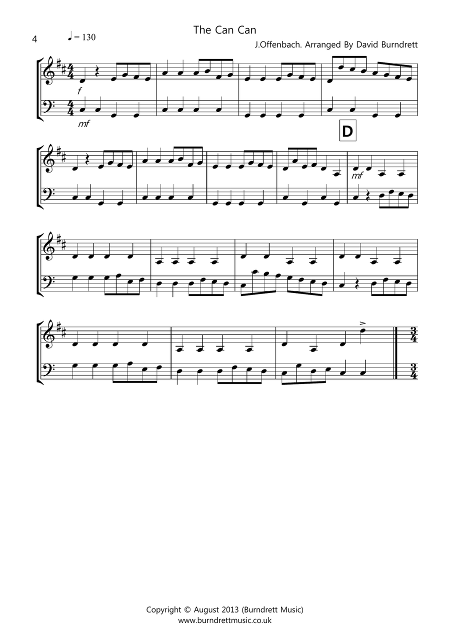 8 Duets for Clarinet And Bassoon Woodwind Duet scores gallery preview page 4