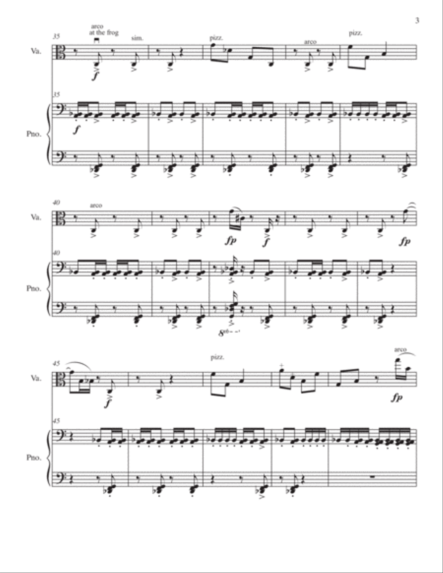 Froggy, Froggy for viola and piano Piano scores gallery preview page 5