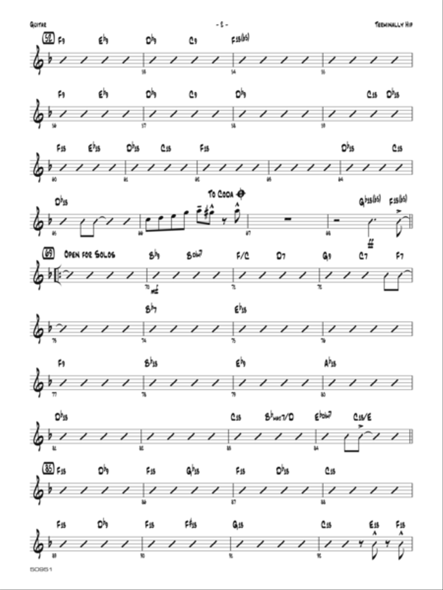 Terminally Hip: Guitar Terminally Hip: Guitar Guitar scores gallery preview page 2