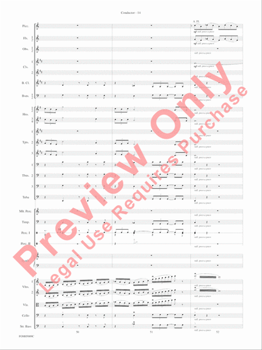 Concert Suite from Star Wars: Episode III Revenge of the Sith Full Orchestra scores gallery preview page 17