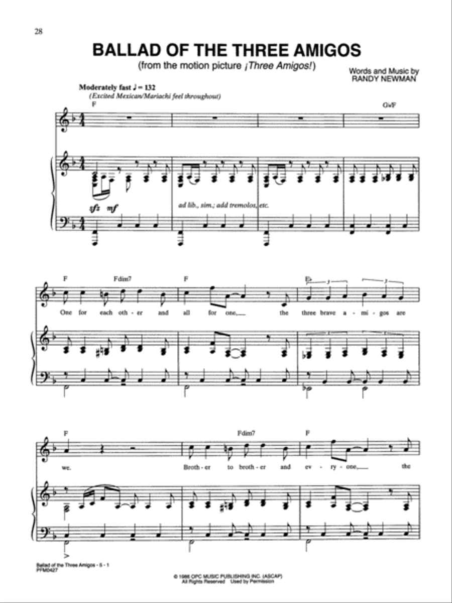 Randy Newman -- Anthology, Volume 2 Piano, Vocal, Guitar scores gallery preview page 5