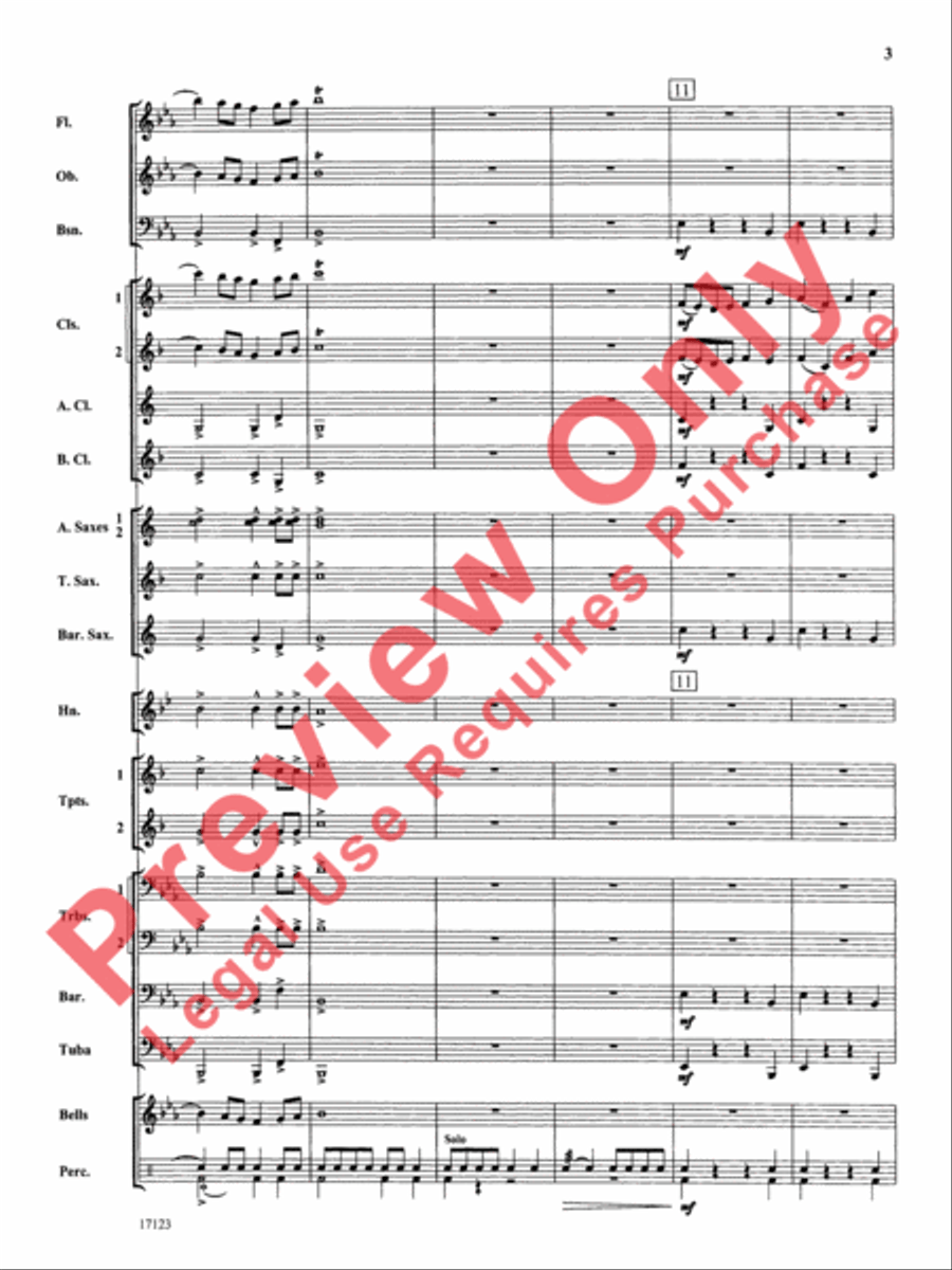 Westbrook March Concert Band scores gallery preview page 4