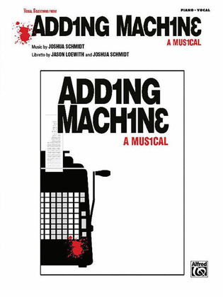 Book cover for Adding Machine -- A Musical (Selections)