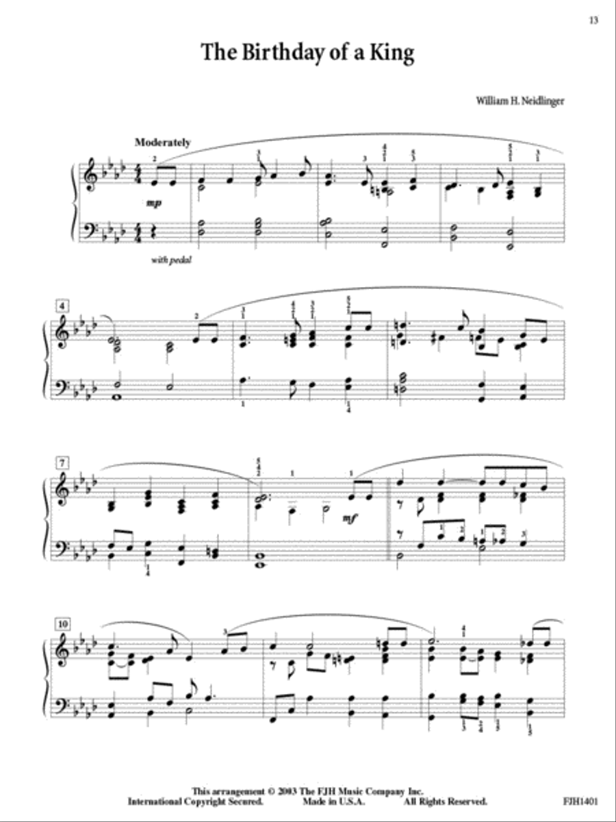 A Smooth Jazz Christmas Piano Solo scores gallery preview page 3