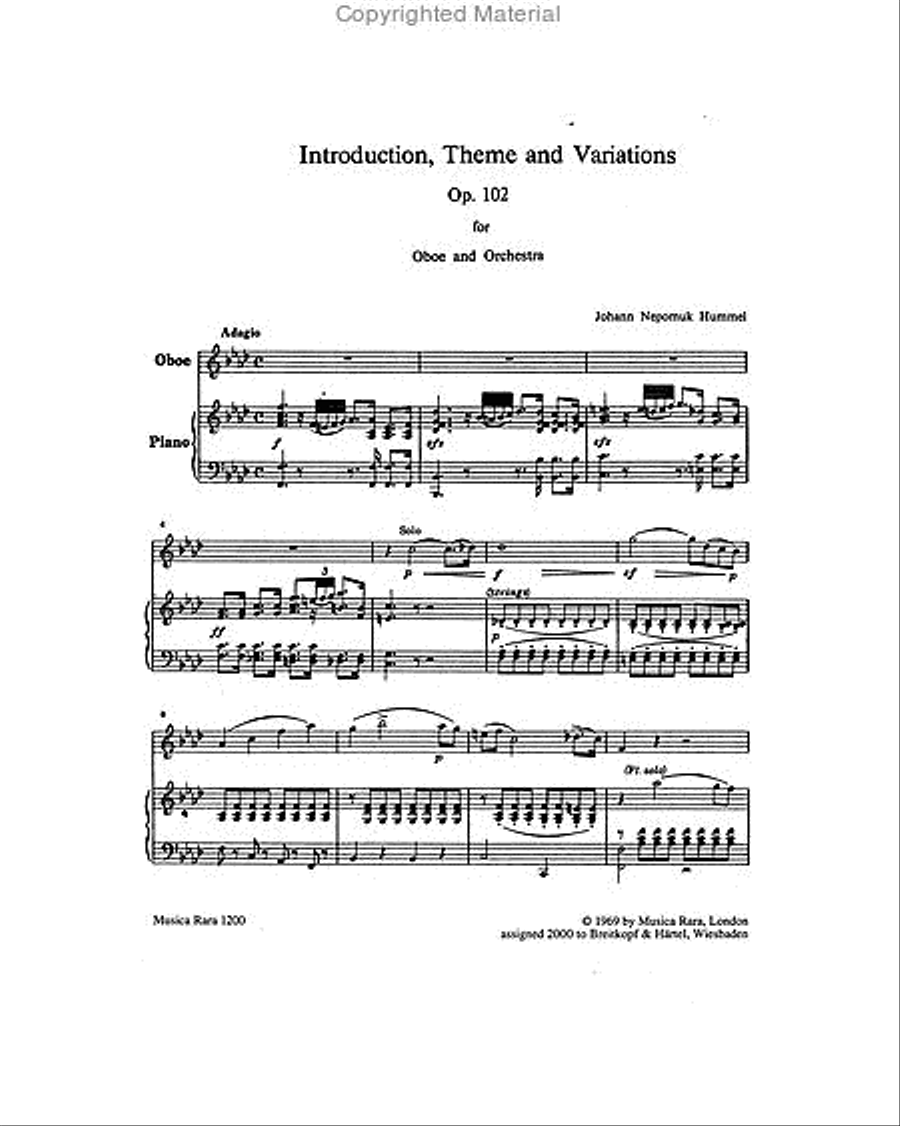 Introduction, Theme and Variations Op. 102 Piano scores gallery preview page 2