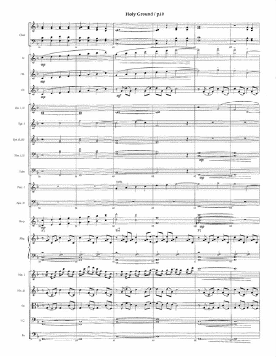 Holy Ground Holy Ground Choir scores gallery preview page 10