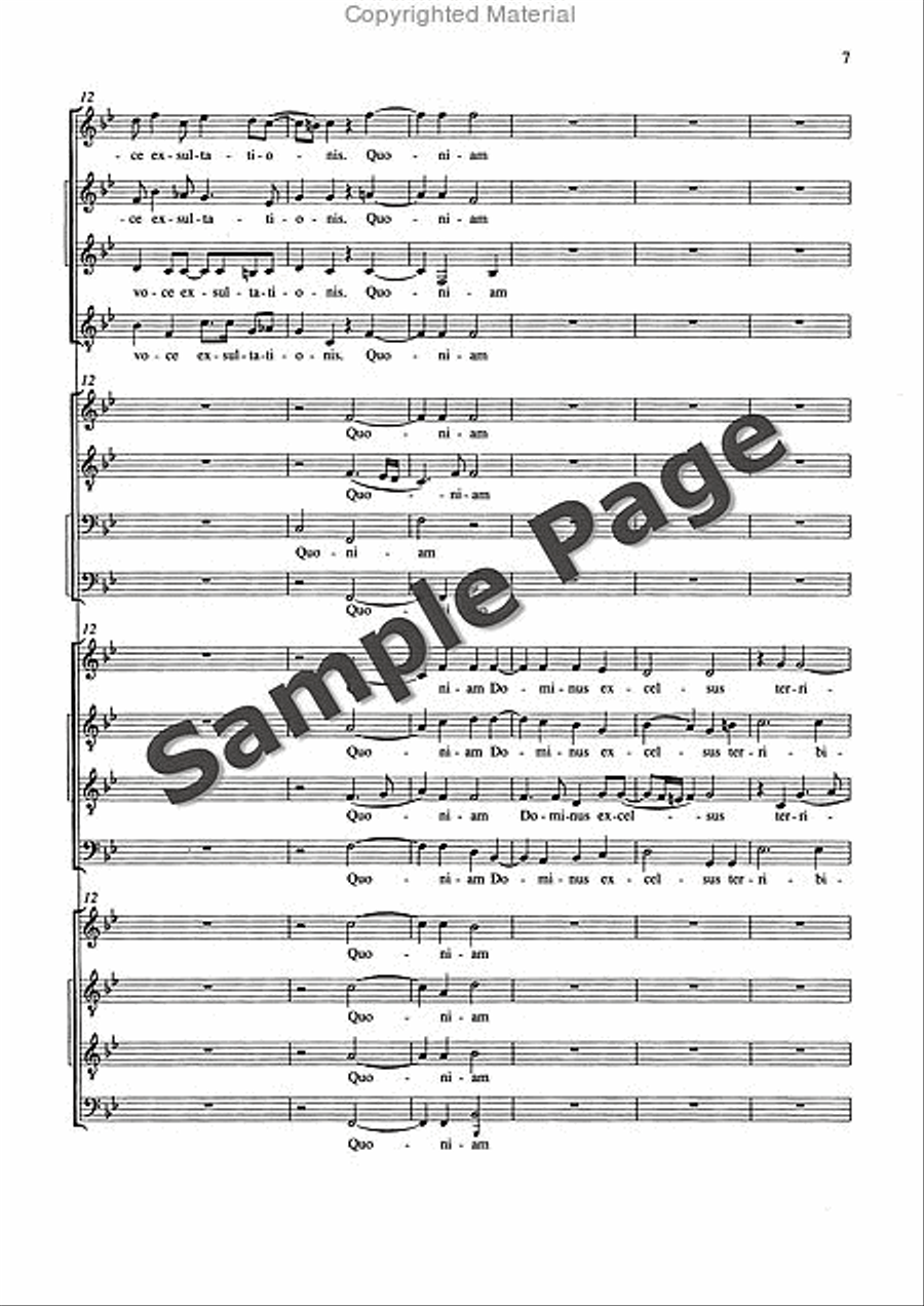 Omnes gentes plaudite Omnes gentes plaudite Mixed Choir scores gallery preview page 8