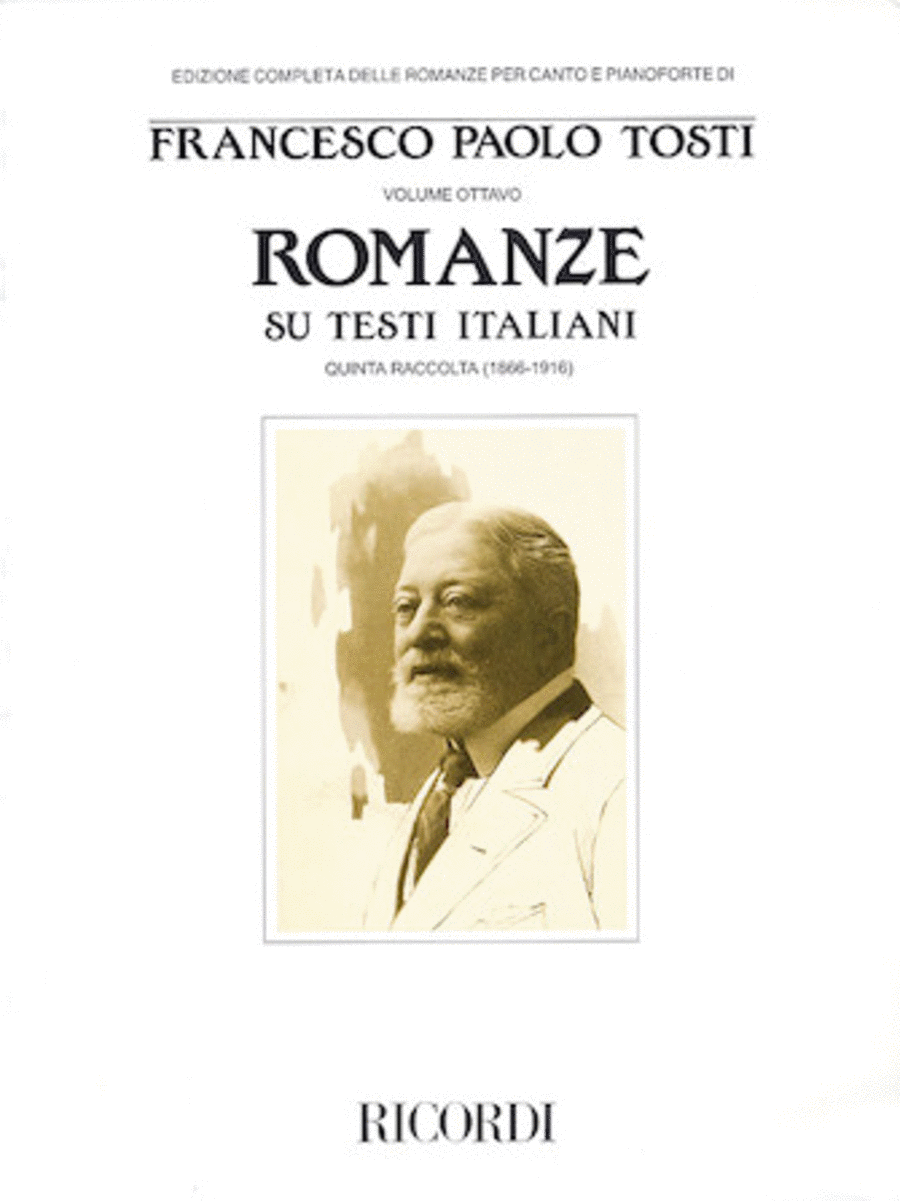 Francesco Paola Tosti – Romanze, Volume 8 Voice scores gallery preview page 1