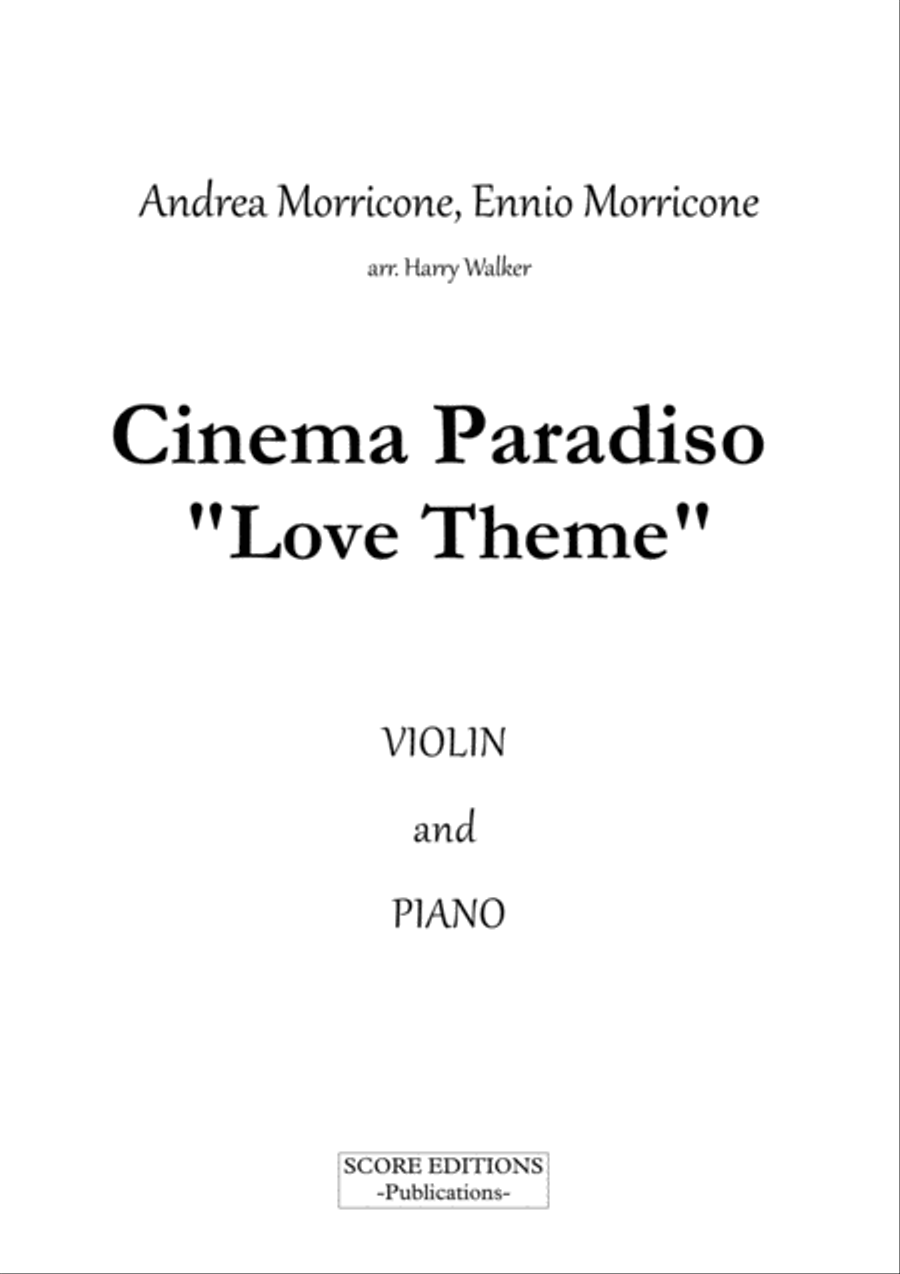 Cinema Paradiso Violin Solo scores gallery preview page 2