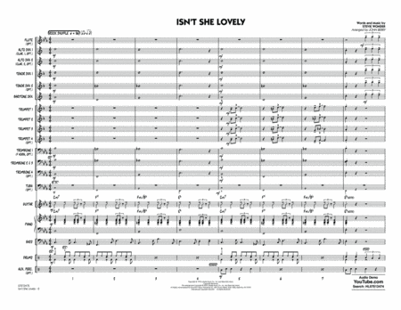 Isn't She Lovely (arr. John Berry) - Conductor Score (Full Score)