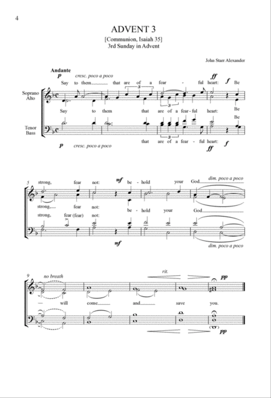Introits for the Church Year 4-Part scores gallery preview page 3