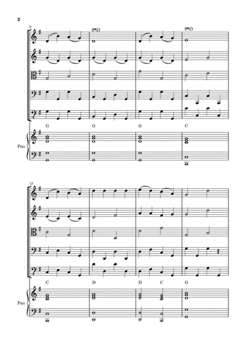 Jingle Bells (with piano and chords) image number null