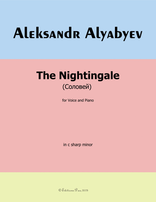 The Nightingale(Соловей), by Alyabyev, in c sharp minor