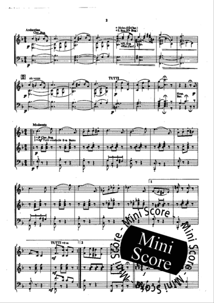Der Bettelstudent Concert Band scores gallery preview page 4