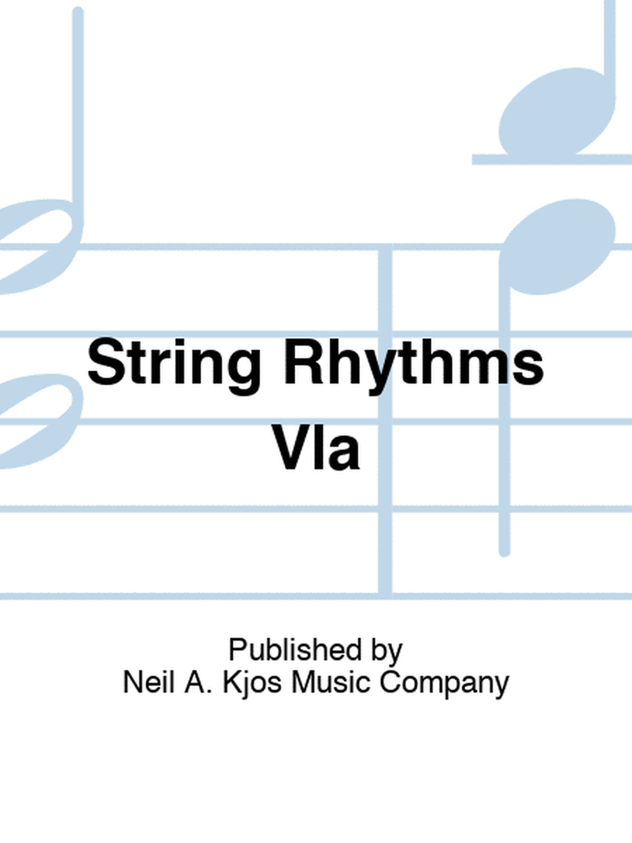 String Rhythms Vla