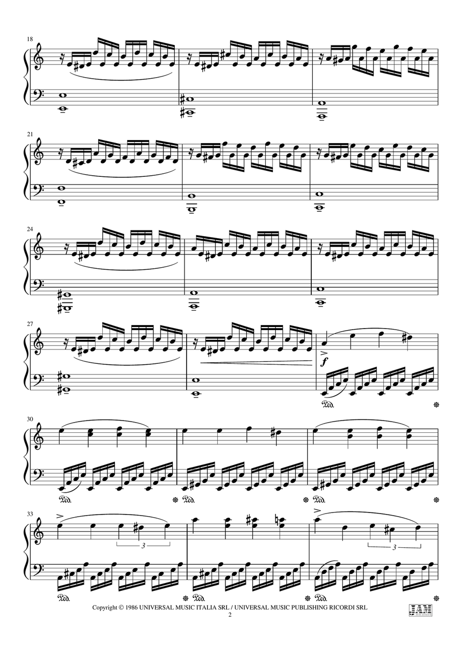 Rondo Veneziano Piano Solo scores gallery preview page 4