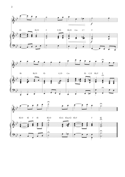 The Star-Spangled Banner - EUA Hymn (Flute and Piano) Chords image number null