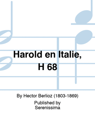 Harold en Italie, H 68