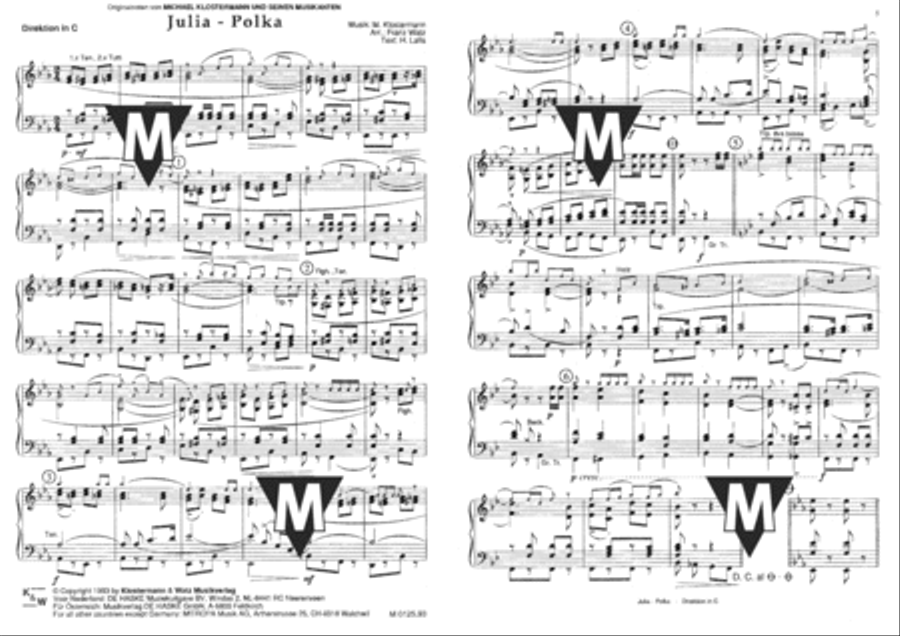 Julia Polka Concert Band scores gallery preview page 2