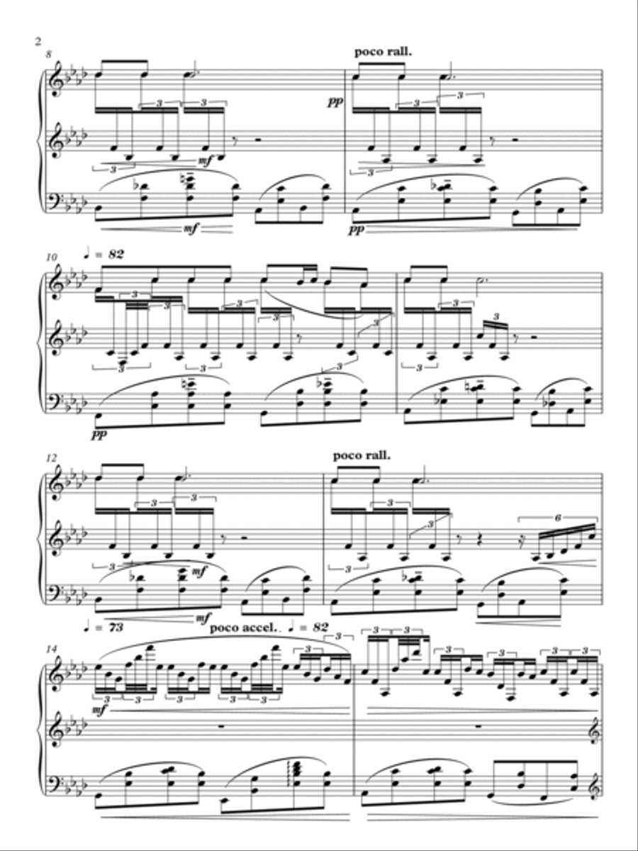 Fer fer fer ja ben fustani Piano Solo scores gallery preview page 2