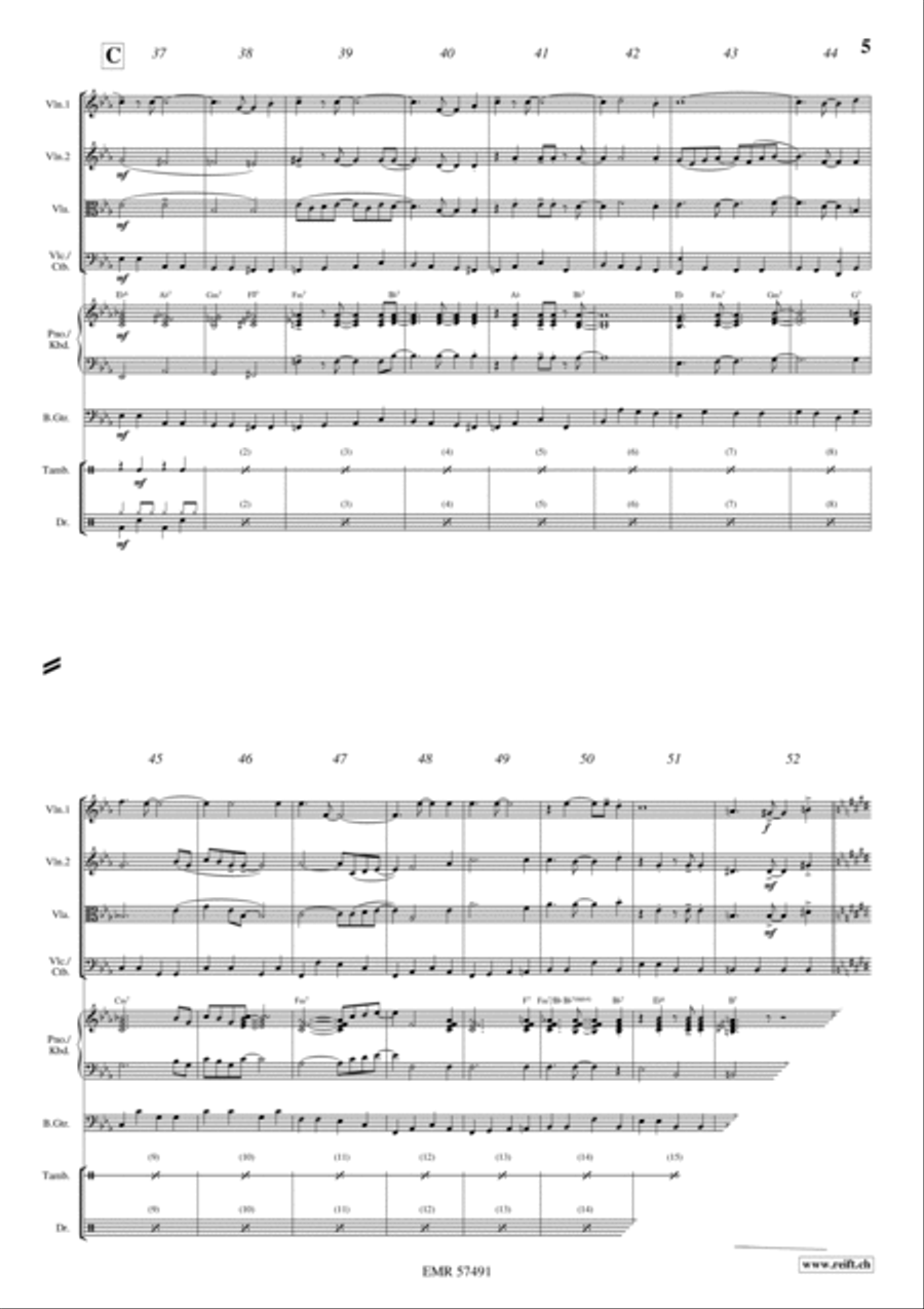 Mack The Knife String Quartet scores gallery preview page 5
