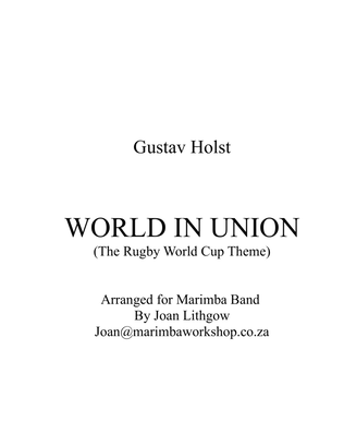 Book cover for World In Union - Score Only