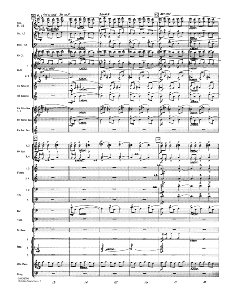 Dublin Sketches - Conductor Score (Full Score)