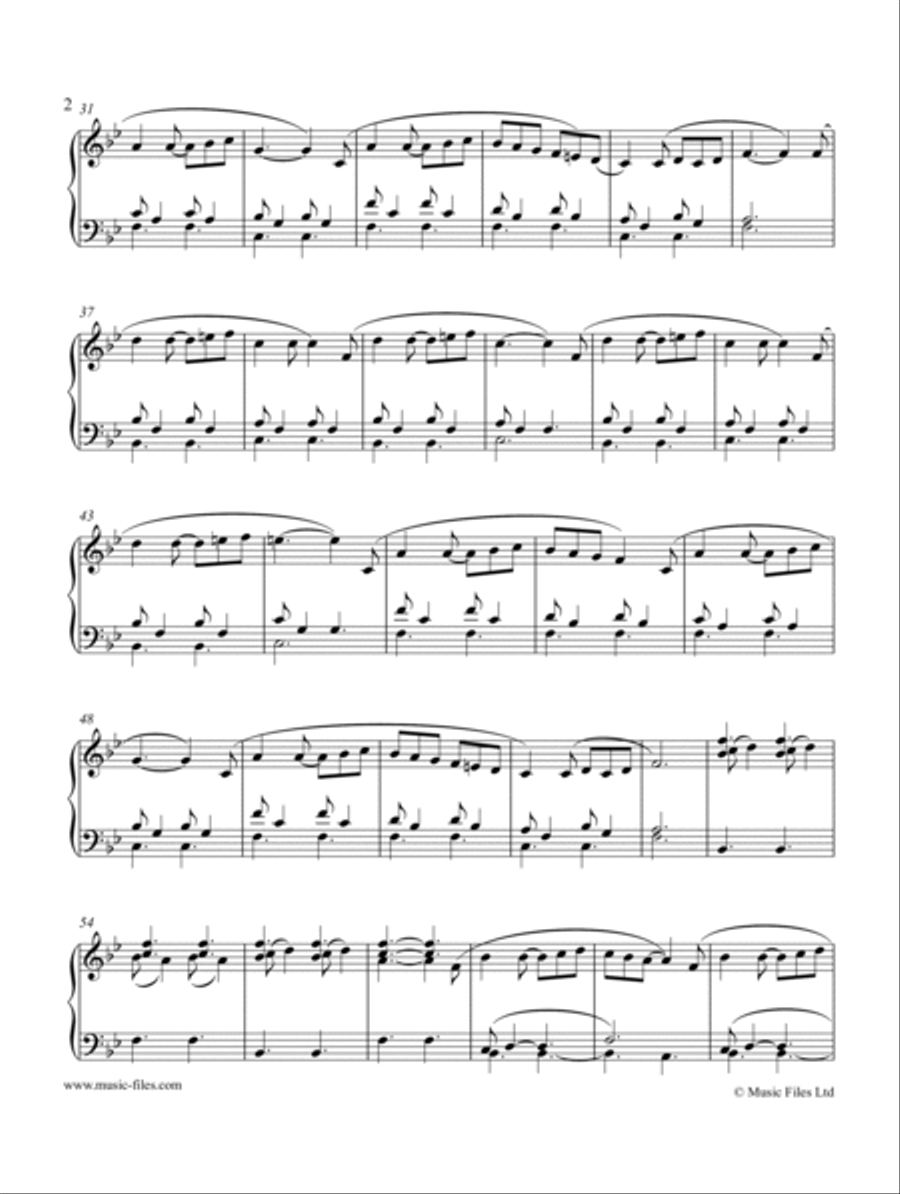 Pleasant Afternoon (Piano Solo) Piano Solo scores gallery preview page 2