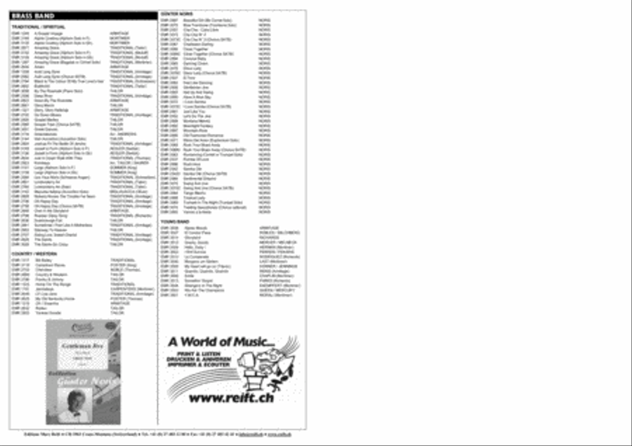 Manhattan Rock Brass Band scores gallery preview page 3