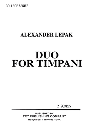 Duo for Timpani