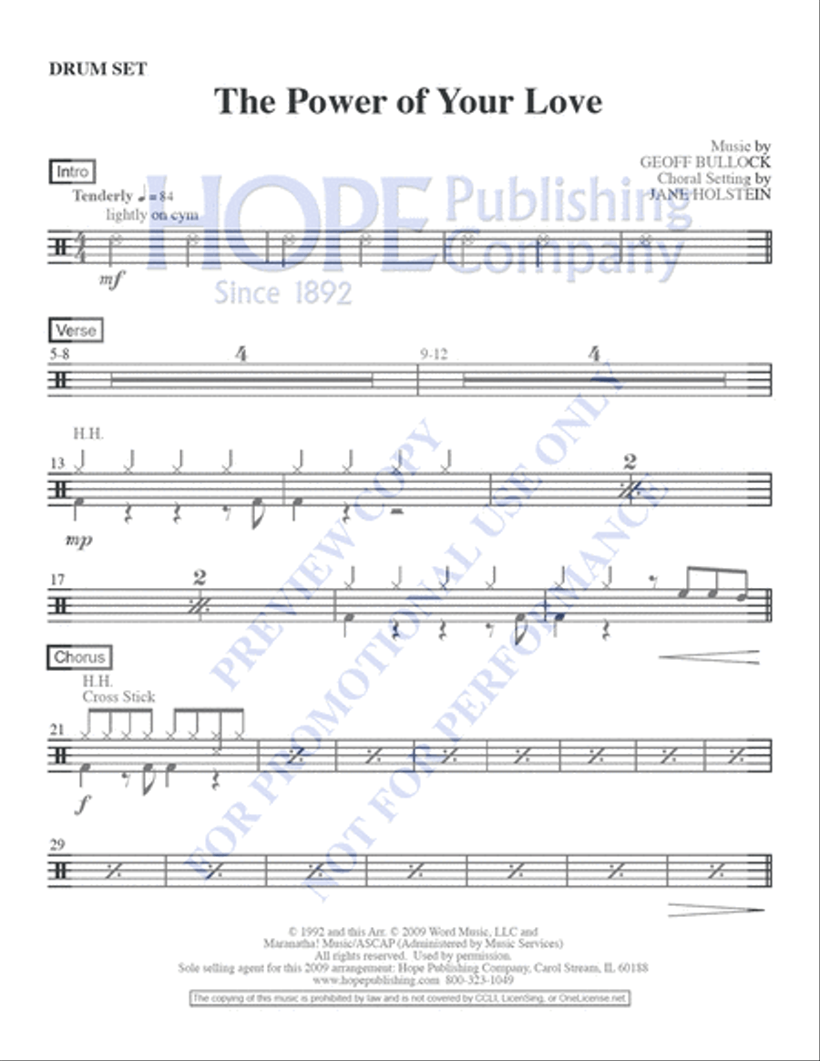 The Power of Your Love The Power of Your Love 4-Part scores gallery preview page 10
