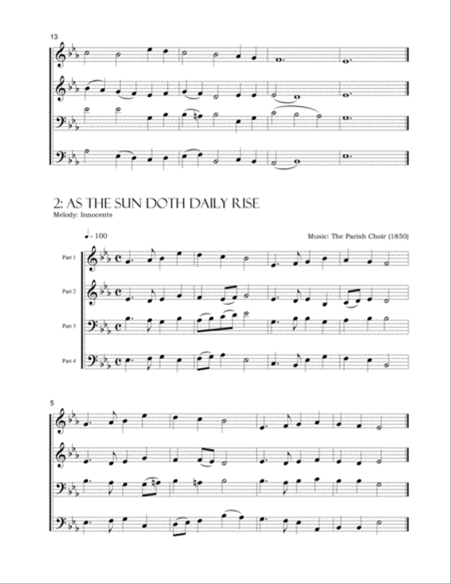 Your Favorite Thanksgiving and Harvest Hymns for Wind Instruments Concert Band scores gallery preview page 5