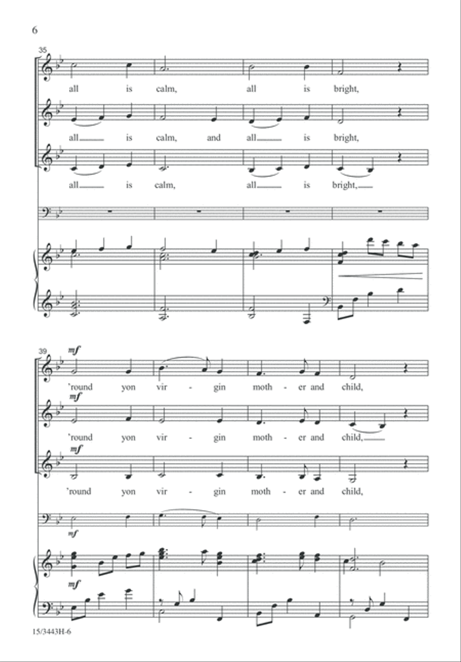 All On a Silent Night All On a Silent Night SSA scores gallery preview page 6
