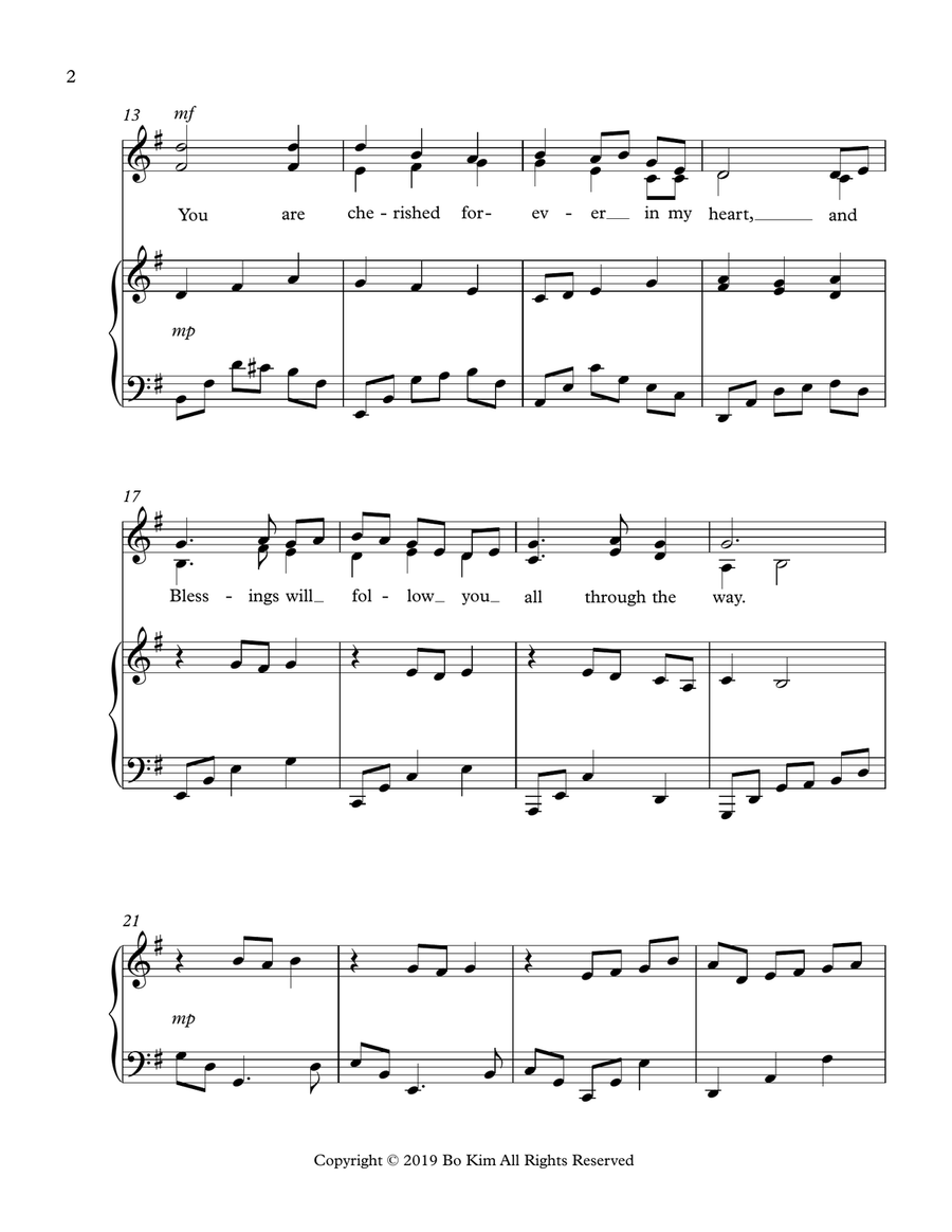 A Farewell Song (Based on Arirang (아리랑), a Korean Folk Tune)
