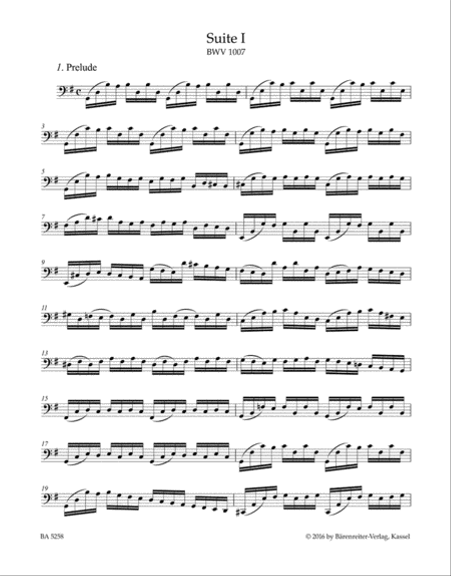 6 Suites for Violincello Solo, BWV 1007-1012 Violin scores gallery preview page 2